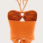 Halter Top Orange Photo 1