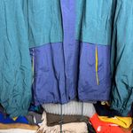 Vintage Pacific Trail Windbreaker Jacket with Hoodie Adult size XL Multiple Photo 9