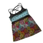 Soybu  Pink Blue Athletic Top Strappy Shelf Bra Tank Running, Sz M Photo 5