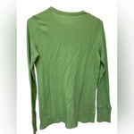 Aerie  lime green long sleeve cotton Henley NWT Photo 1