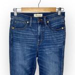 Madewell 10" High Rise Skinny Jeans TENCEL Denim Edition Size 27 Dark Wash Photo 7