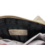 Thacker New York Golden Genuine Leather Clutch Gia Pouch & Card Case Set Gold Photo 4