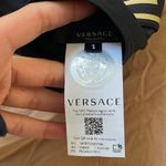 Versace Black and Gold Greca Strappy bikini top Photo 6