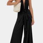 Halara 2 Ways To Wear Palazzo Pants Jumpsuit Brand New Size XS Black Photo 10