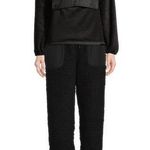 No Boundaries  Black Faux Sherpa Jogger Pants Size XL Photo 0