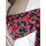 EXPRESS  Womens Blouse Sz XS Floral Surplice Front Tie Boho Garden Party Y2k 90s Photo 11