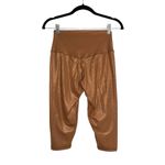 Aerie Offline by Real Me Crop Hi-Rise Shimmering Bronze Leggings MEDIUM Photo 1
