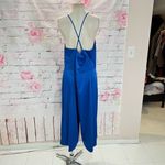 ASOS royal blue cropped wide leg jumpsuit size 14 Photo 3