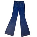 Spanx  Flare Jeans Womens Petite Size S Dark Wash High Rise Pull On Stretch Denim Photo 2
