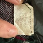 Vintage 70s Polyester Knit Argyle Cardigan Blazer Green Burgundy M Red Size M Photo 8