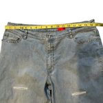 Very Vera Rhinestone Embellished Light Wash Jeans, Sz 14 Blue Photo 13