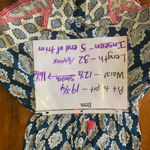 Matilda Jane  Romper Medium Blue and Pink Patterned Shorts Boho Photo 8