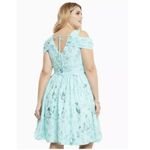 Torrid  Disney Princess Ariel Aqua Swing Flare Dress Size 16 Photo 1