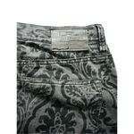 Ralph Lauren LRL Lauren  Black Velvet floral print jeans Size Photo 4