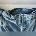 American Eagle  women’s size 8  buttonfly paper bag waist denim shorts Photo 1