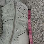 Very G  Women's Beige Studded Mid-Calf Western Boots Size 9.5M​ Photo 7