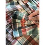 North Crest Women Plaid Flannel Size Small Long Sleeve Button Up Shirt Cabincore Photo 8