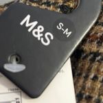 Mark & Spencer M&S  Sartorial Brown Wool Plaid Checkered Newsboy Flat Cap Sz S-M Photo 3