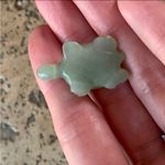 Artisan Jade Green Carved Genuine Stone Pendant Charm Figurine Photo 3