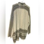Lucky Brand Olive and Cream Knit Cardigan Photo 2