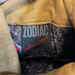 Zodiac Rare Vintage 80s Suede Boots Cowboy Western Cowgirl Boots NEW with tags Tan Size 7.5 Photo 11