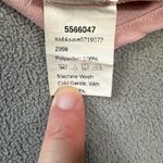 SheIn  Blouse Top Womens M Pink Pearl Embellished Bow Sleeve Cuff Tie Detail Photo 4