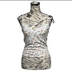 Charlotte Russe  Y2k Coquette Lace Trim Crop Top Babydoll Cottegecore Preppy S Photo 1