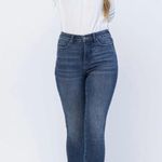 Judy Blue High Rise Skinny Tummy Control Jean with Distressed Hem size 15 / 32 Photo 1