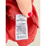 Krewe Du Q Ruffle Boho Floral Print “Kingston” Tiered Mini Dress Red Women's XS Photo 7