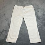 Chico's  Embellished Capri Jeans Size 4/S Casual Preppy Coastal Beach Minimalist Photo 0