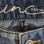 INC International Concepts Distressed Bootcut Jeans Size 8 Boot Cut Denim Blue Photo 7