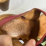 Clarks Born Timia raspberry pink leather sandals heels women’s size‎ 9 casual summer Photo 6