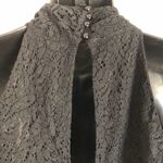 EXPRESS Black Lace halter style tank top keyhole back small NWT Photo 2