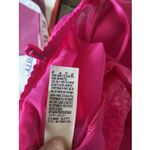 Escante Pink Lingerie Medium Babydoll Sheer Lace Full Cup Support Sexy Chemise Photo 9