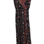Xhilaration  Size L Maxi Dress Long Floral Faux Wrap Short Flutter Sleeve Women’s Photo 0
