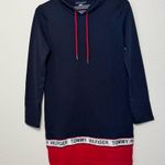 Tommy Hilfiger women hoodie sweatshirt nautical dress navy blue size S NWT Photo 1