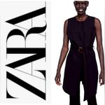 ZARA  belted vest dress -size S. Style # 7815-779 Photo 1