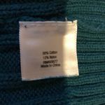 st. john's bay St John’s Bay Jewel Green Loose Knit Sweater XL Photo 7