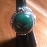 Bali Legacy Green Jade Sterling Silver Dragon Ring (Size 6) Photo 9