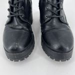 Truffle Collection Women's Faux Leather Round Toe Ankle Boots Black Size 7.5 Photo 1