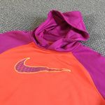 Nike  Therma-Fit Hoodie Orange/Purple Womens Large Photo 2