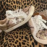 Soda White and Gold Sneakers Photo 2