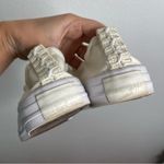Converse  Ivory Cream Slip On Sneakers Crochet Back Size 8 Photo 1