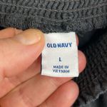 Old Navy  Linen Blend Jumper Black Spaghetti Strap Relaxed fit wide leg Large Photo 8