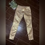 Robin’s Jeans gold on gold Animal print jeans sz 30 Photo 5