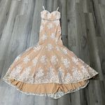 City Triangles Nude Formal Sleeveless Mermaid Dress Photo 0