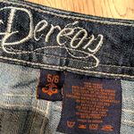 Dereon Skinny Jeans Juniors 5 6 Beyonce Brand Denim Bling Fleur De Lis Logo Y2K Blue Size undefined Photo 3