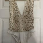 Blue Blush Snakeskin Bodysuit Photo 0