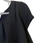 Vertigo Paris New Black Ruffle Layered Lined Boho Blouse Size M $140 Photo 8