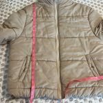 White Fox Boutique White Fox Not Giving In Puffer Jacket Sand S/M Photo 15